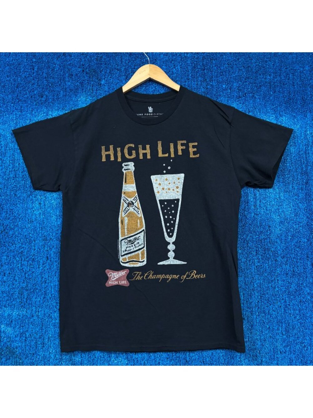 Miller High Life Champagne of Beers Throwback Baggy Tee M